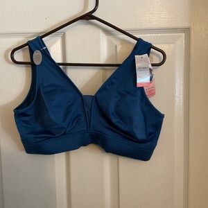 NWT Jockey Navy Blue Forever Fit V-Neck Molded Cup Bra